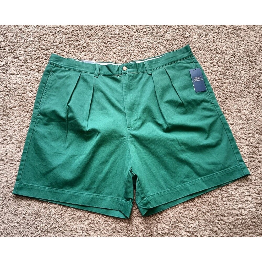 Polo Ralph Lauren Classic Fit Chino Shorts Green Size 42